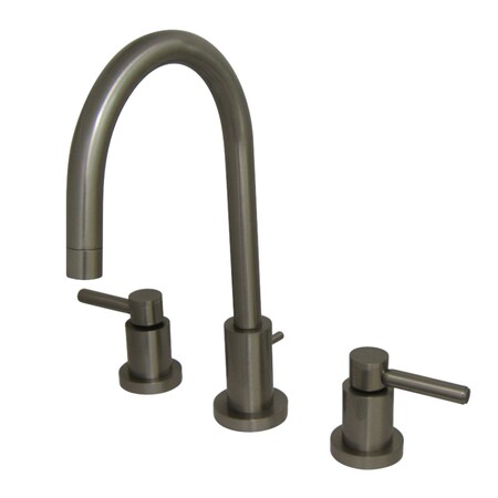 Kingston Brass KS8958DL Mini-Widespread Bathroom Faucet, Brushed Nickel KS8958DL